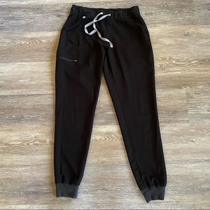 Figs Zamora Jogger black scrub pants size Medium Tall